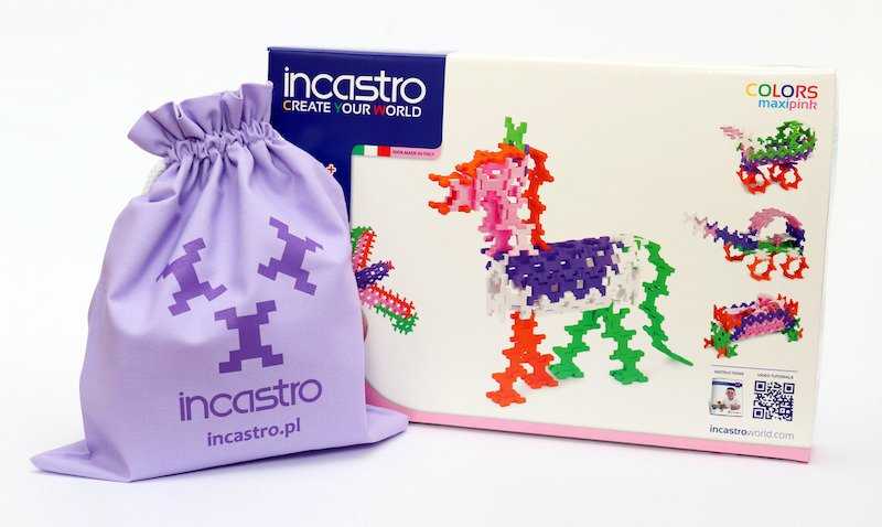 Incastro rinkinys Maxi Rožinė , 100 vnt. (IN022)