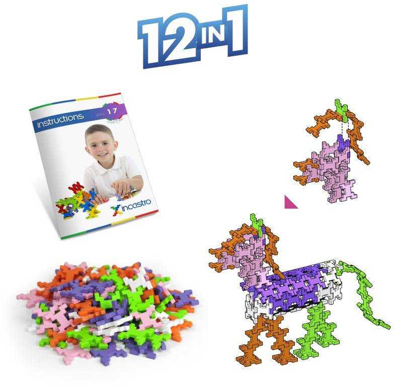 Incastro rinkinys Maxi Rožinė , 100 vnt. (IN022)