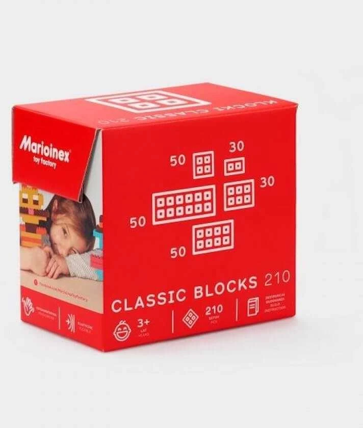 Kaladėlės Classic, 210 vnt.