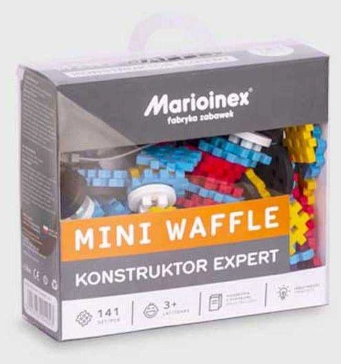 Marioinex Mini kaladėlės(vaffle) konstruktorius ekspetas, 141vnt