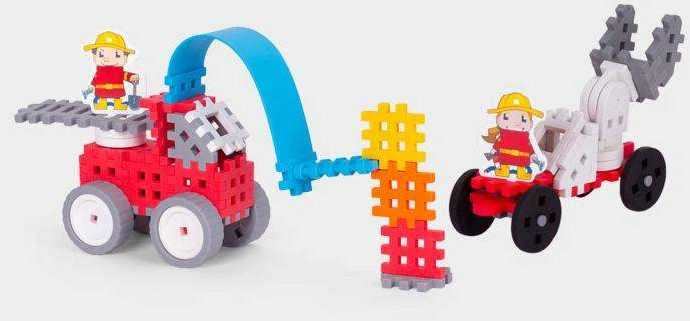 Konstruktorius Marioinex Mini Waffle Fireman 60 el.