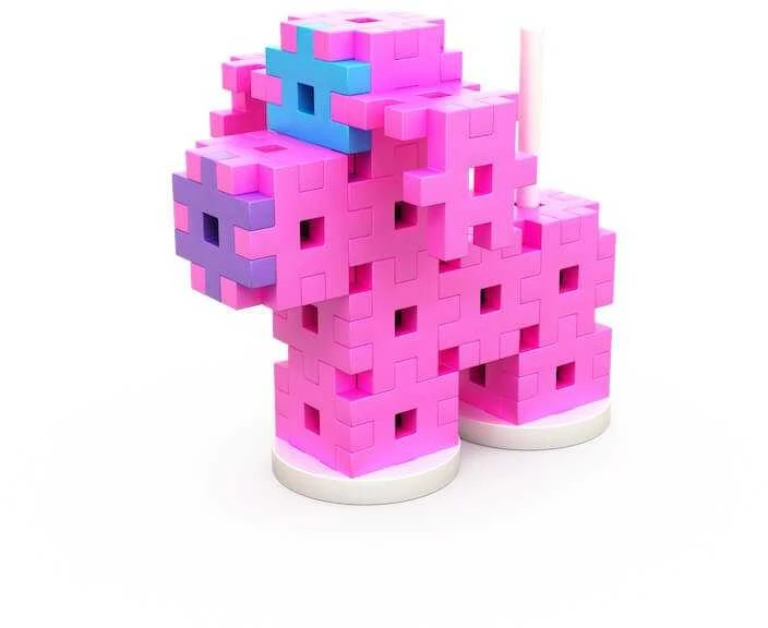 Kelioninis rinkinys Meli Basic Pink 1000 el.