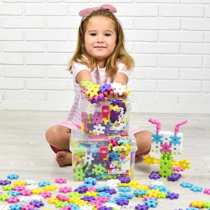 Kelioninis rinkinys Meli Maxi Pink 110 el.
