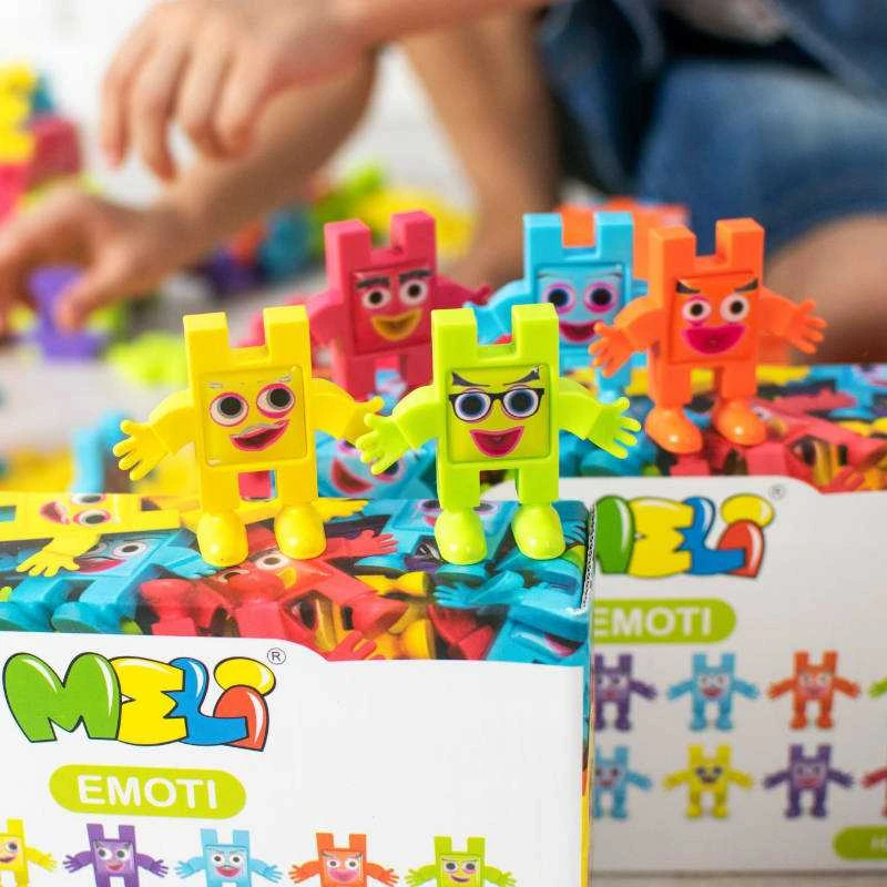 Kaladėlės Meli Emoti Happy 12 el.