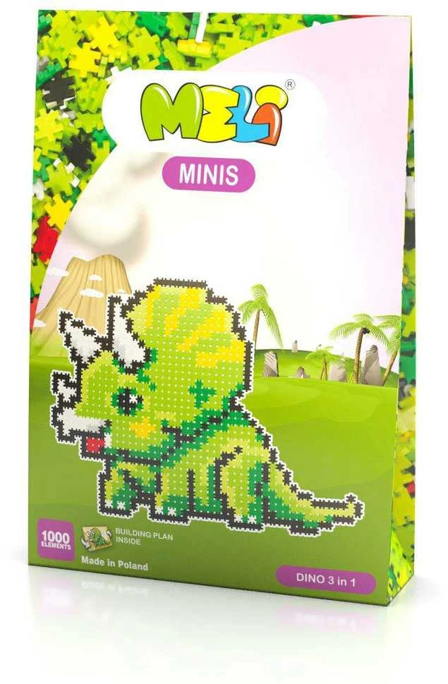 Konstruktorius Meli Minis Dino 3in1 1000 el.