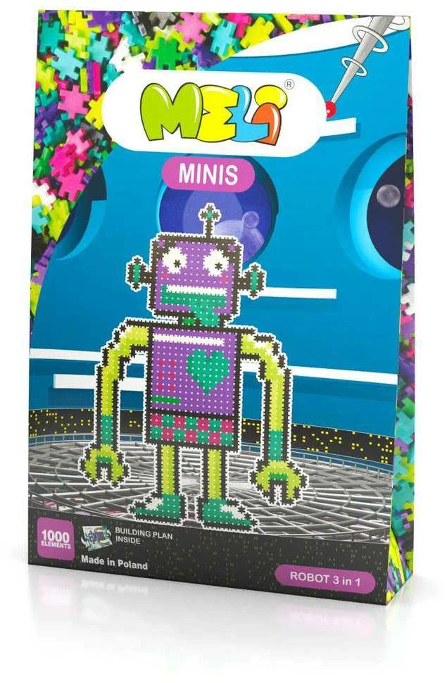 Konstruktorius Meli Minis Robot 3in1 1000 el.