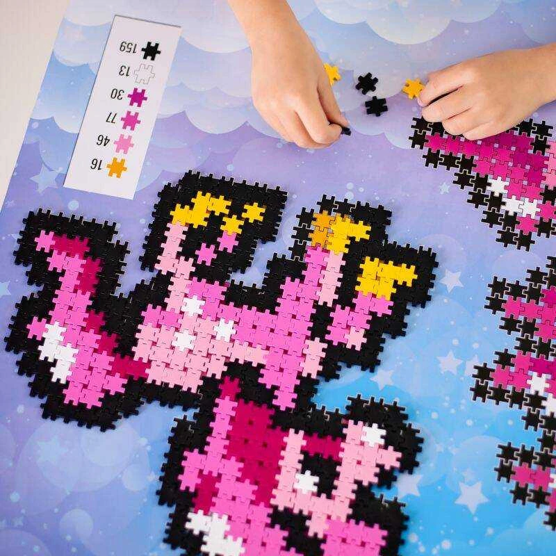 Konstruktorių rinkinys Meli Minis Pony 3in1 su 1000 dalių, vaikams nuo 3 metų, pastelinė