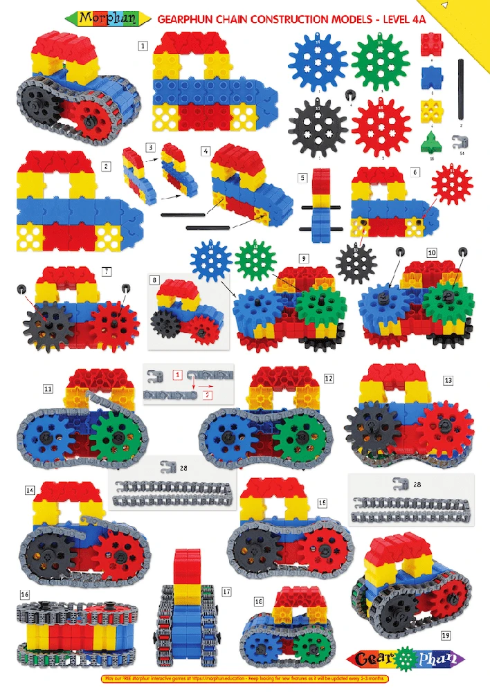 Konstruktorius Morphun Gearphun jaunasis inžinierius 320 el.