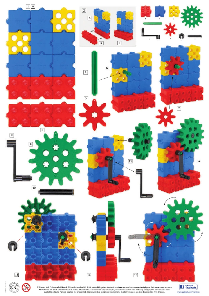 Konstruktorius Morphun Gearphun jaunasis inžinierius 320 el.