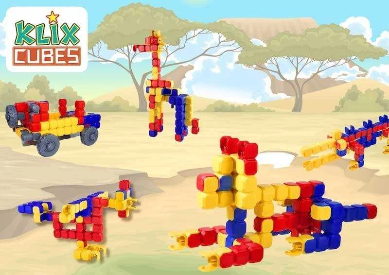 Konstruktorius Popular Playthings Klix Cubes 300 el.