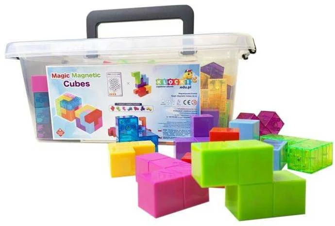 X Bida Magnetinis konstruktorius Magic Magnetic Cubes 56 el.