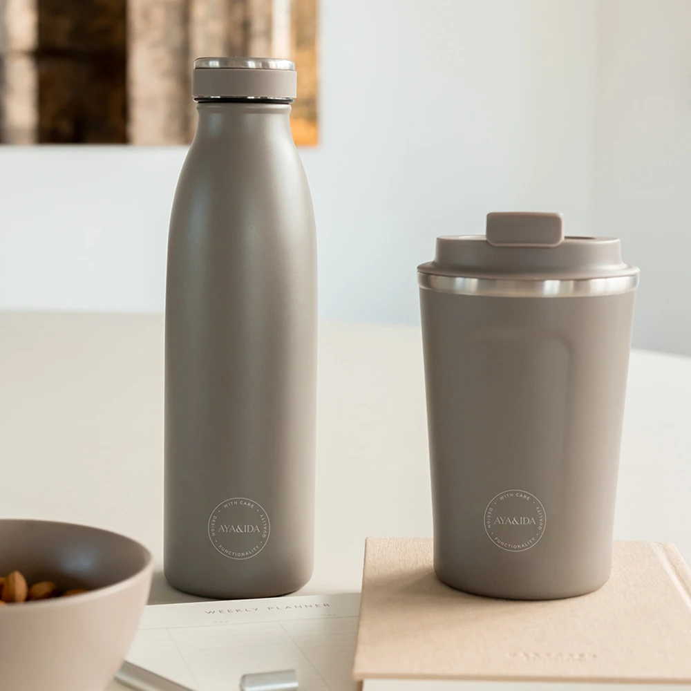 AYA&IDA Nerūdijančio plieno gertuvė 'Driftwood' - 500 ml