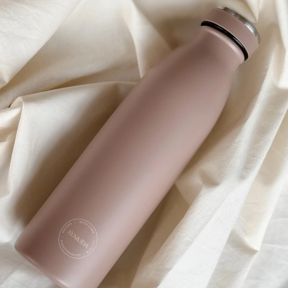 AYA&IDA Nerūdijančio plieno gertuvė 'Dusty Rose' - 500 ml