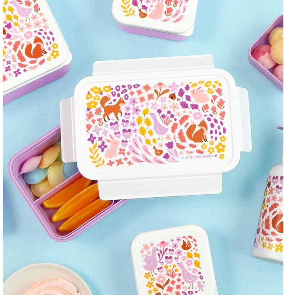 Bento vaikiška priešpiečių dėžutė 'Gėlės'