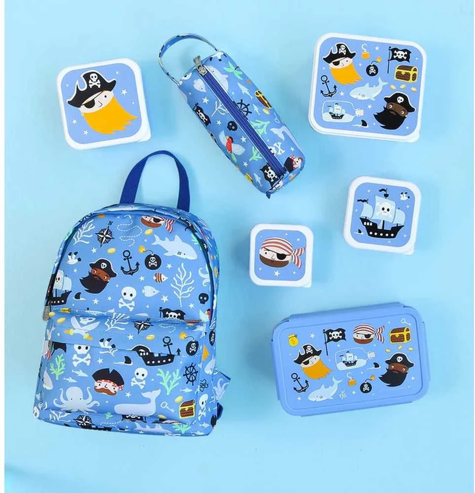 A Little Lovely Bento vaikiška priešpiečių dėžutė 'Piratai'