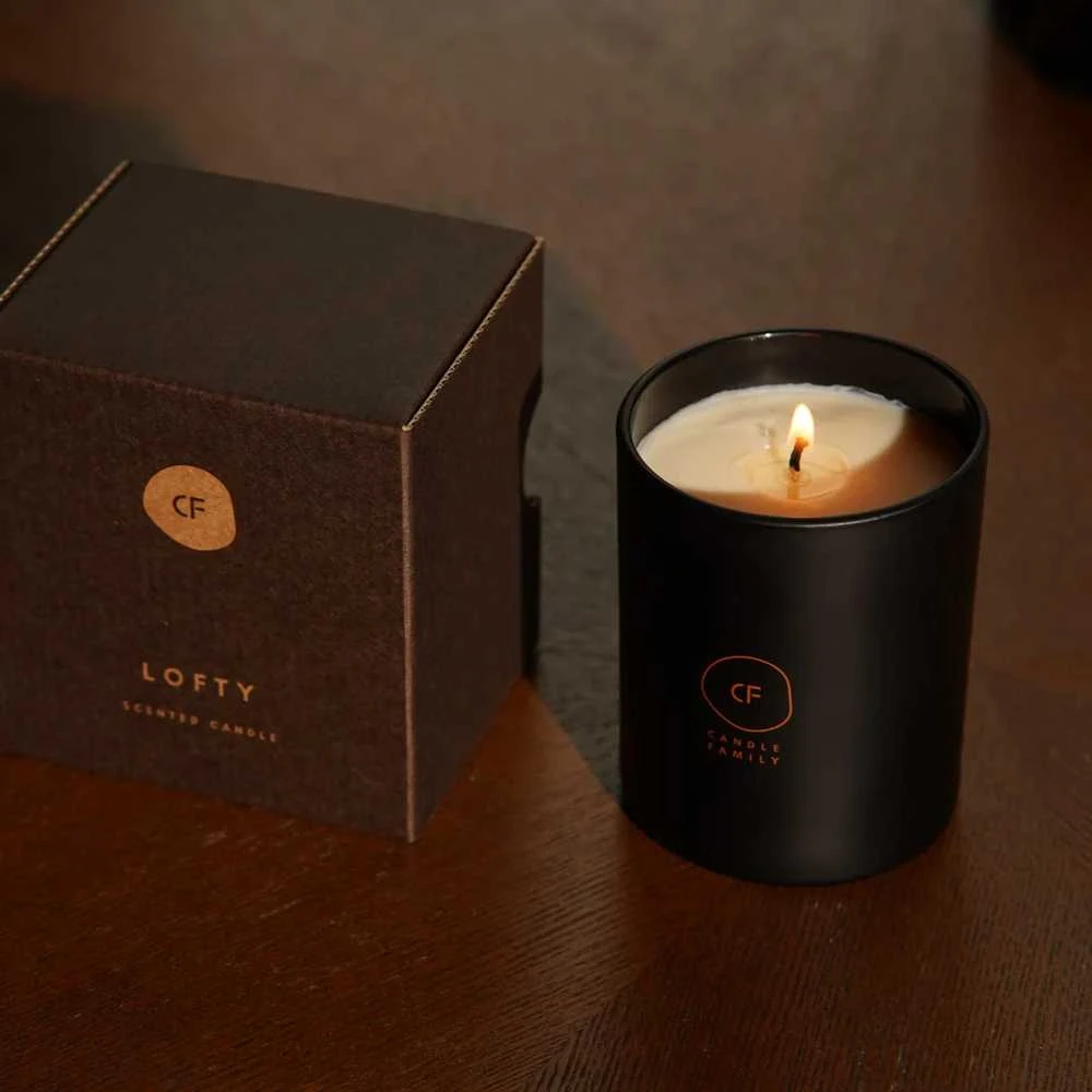 Candle Family Kvepianti sojų vaško žvakė rosegold '7 Sense'
