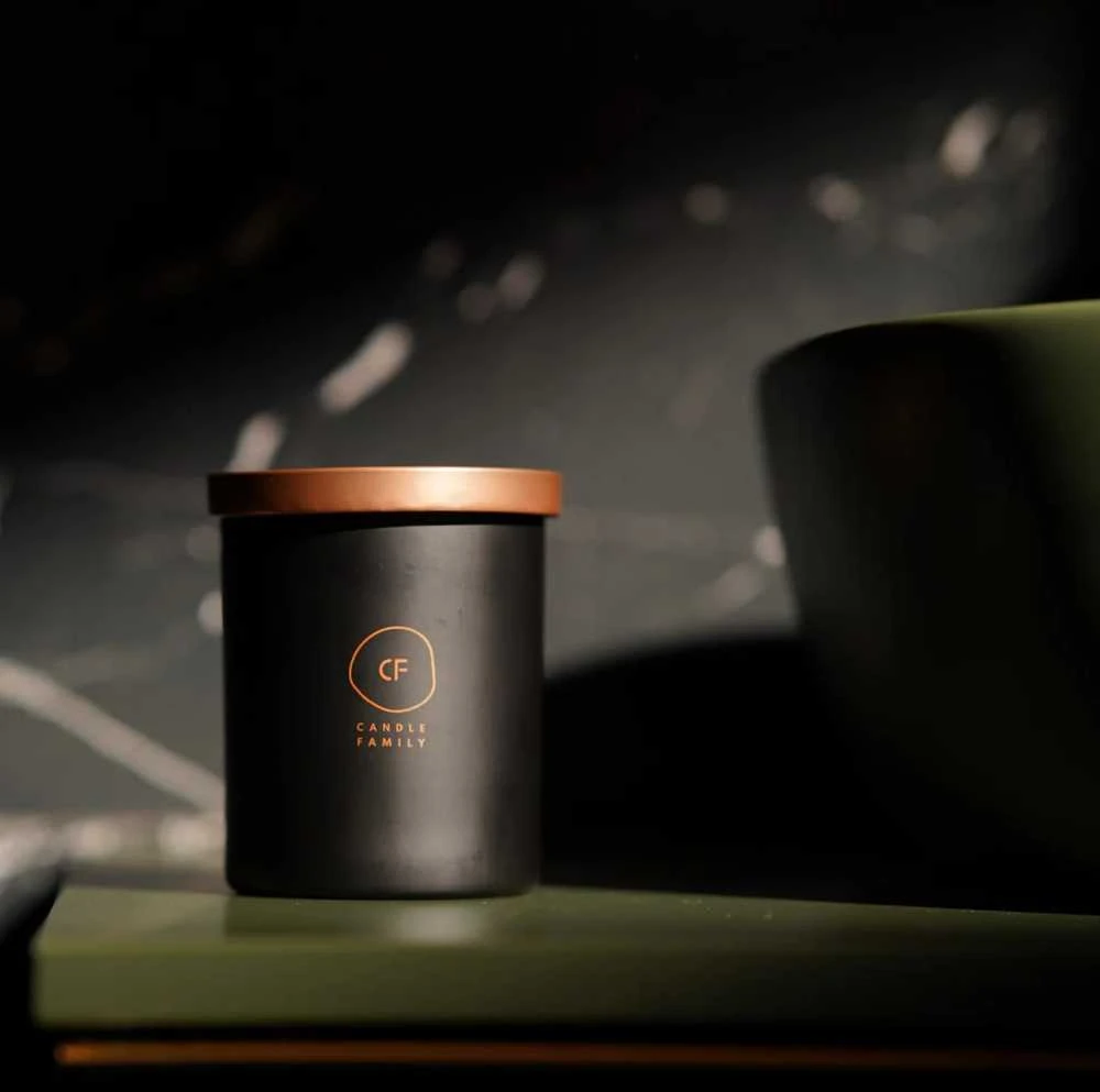 Candle Family Kvepianti sojų vaško žvakė rosegold '7 Sense'