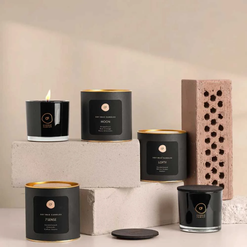 Candle Family Sojų vaško žvakė 'Moon'