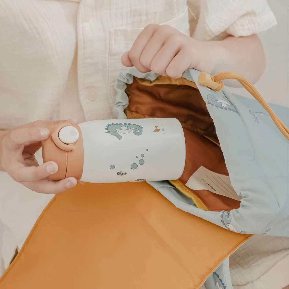 Luxkids Aps Vaikiška termo gertuvė FABELAB Seahorse 320 ml