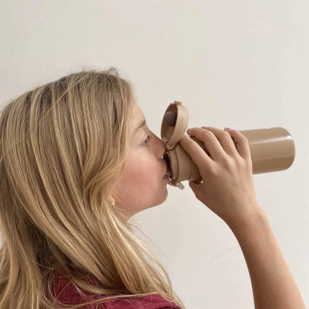 Luxkids Aps Vaikiška termo gertuvė FABELAB Caramel 480 ml