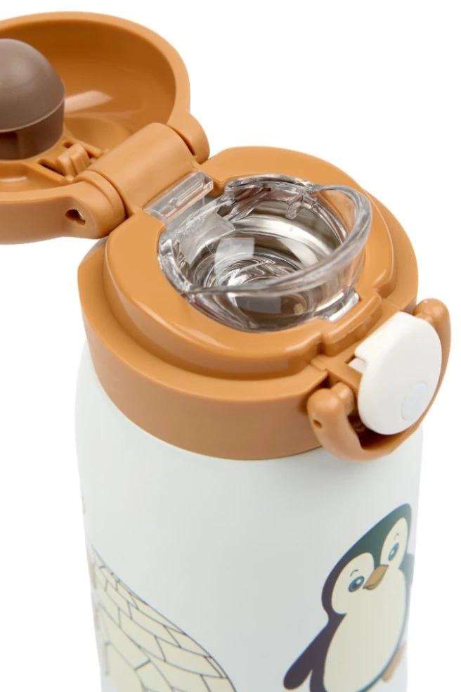 Fabelab Vaikiškas termosas-gertuvė ‘Pingvinas’ 320 ml