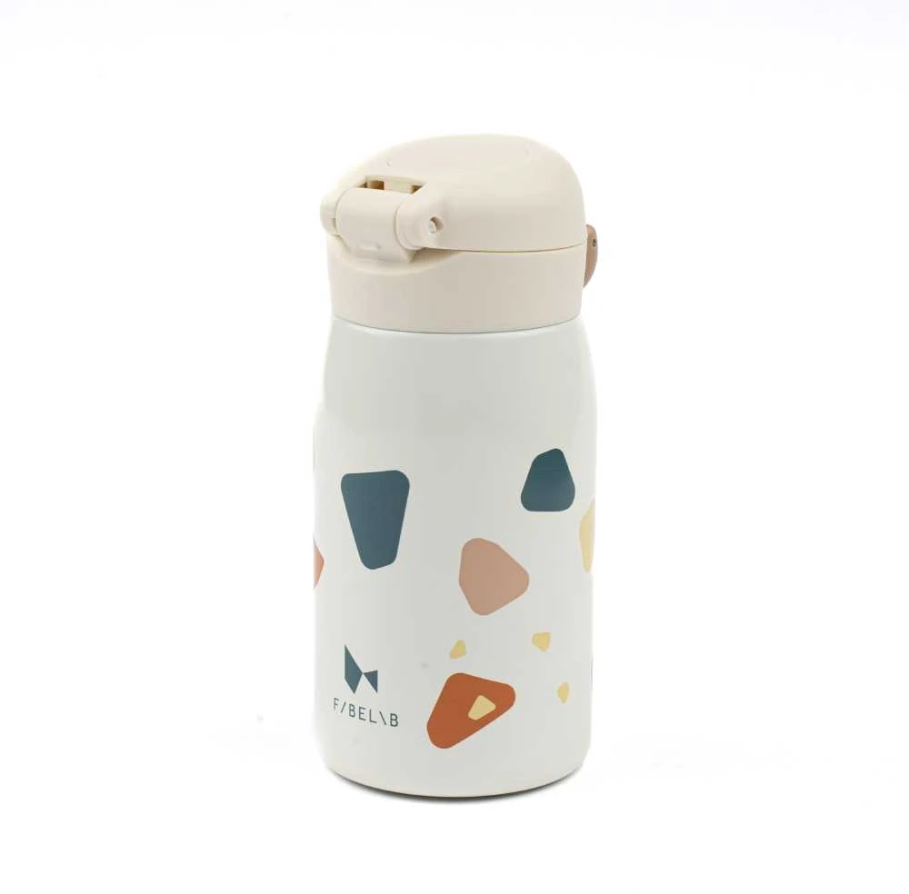 Luxkids Aps Vaikiška termo gertuvė FABELAB Terrazzo 320 ml