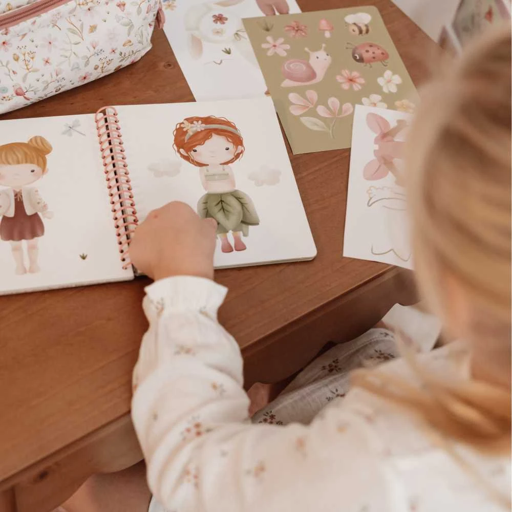 Little Dutch Lipdukų knygelė Aprenk mane Sodo Fėjos