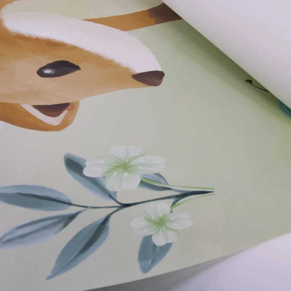 Little Dutch Apvalus sienos lipdukas 'Forest Friends'