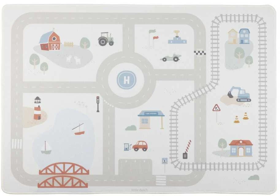 Little Dutch Automobilių žaidimų kilimėlis 100x140cm