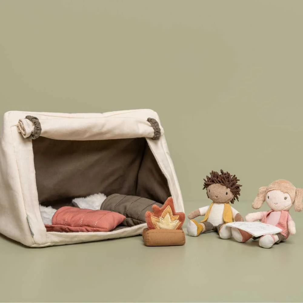 Little Dutch Kempingo rinkinys su lėlėmis 'Camping'