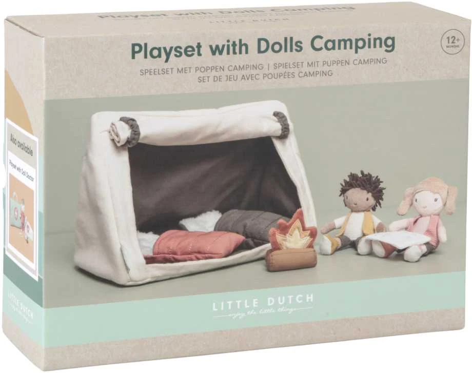 Little Dutch Kempingo rinkinys su lėlėmis 'Camping'