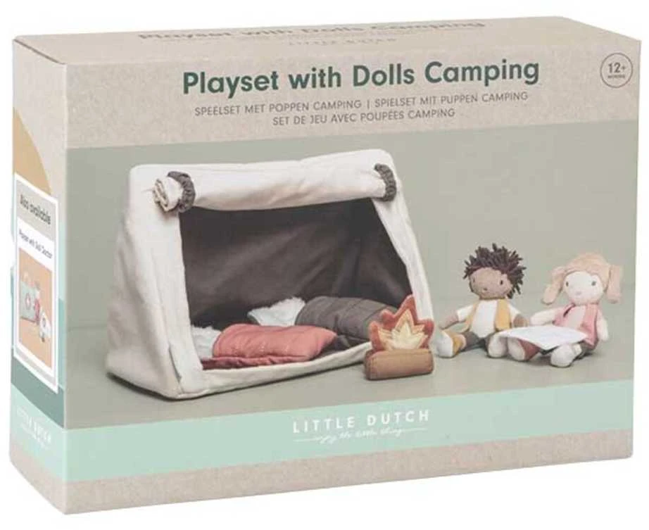 Little Dutch Kempingo rinkinys su lėlėmis 'Camping'