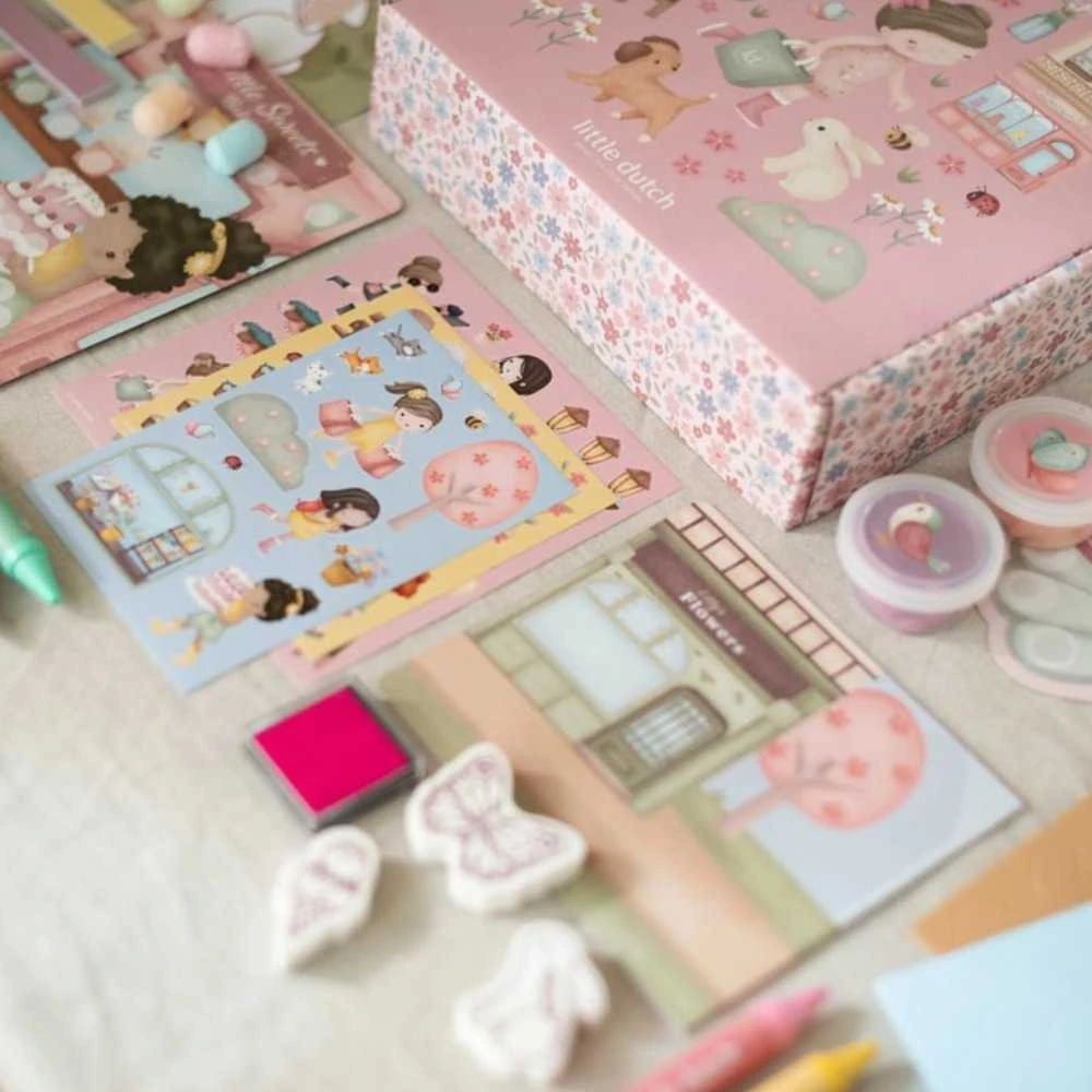Little Dutch Kūrybinė dėžė XL ´Rosa & Friends´