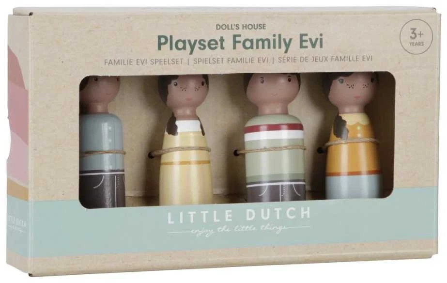 Little Dutch Lėlių namelio papildymo rinkinys ´Evi Family´
