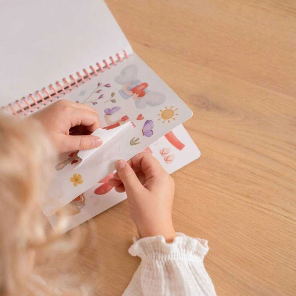 Little Dutch Lipdukų knygelė Aprenk mane Rosa ir draugai