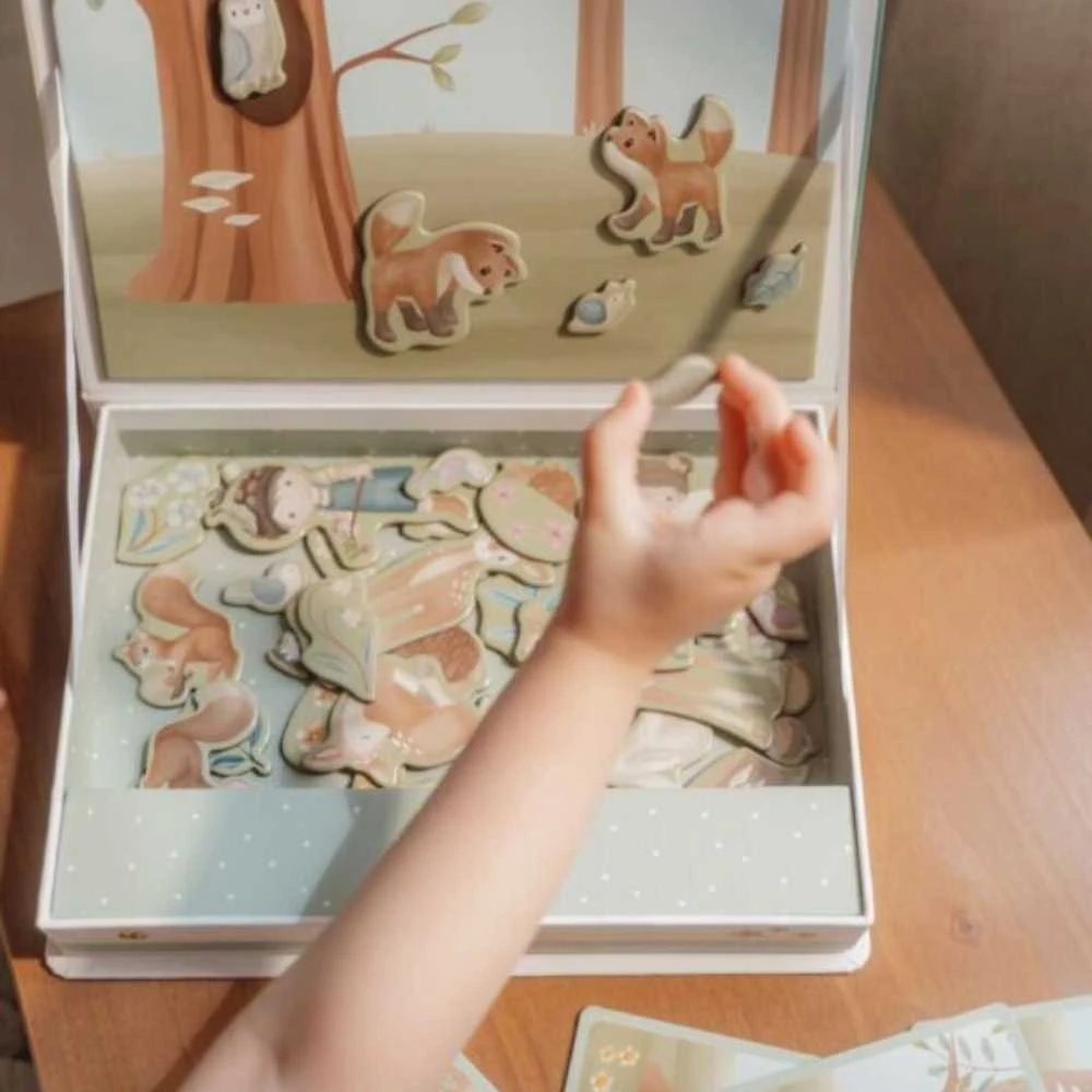 Dėlionė Little Dutch Magnetinė žaidimų lenta 'Forest Friends'