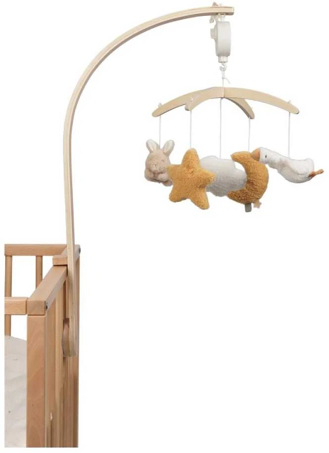 Little Dutch Medinė muzikinė karuselė ´Newborn Naturals´