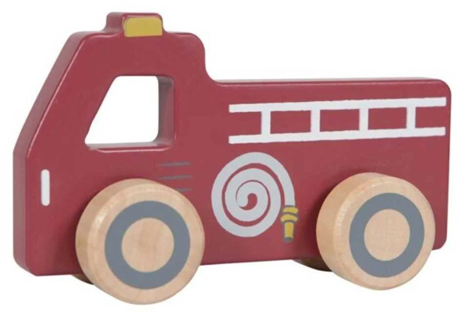 Little Dutch Avarinių tarnybų medinių automobilių rinkinys