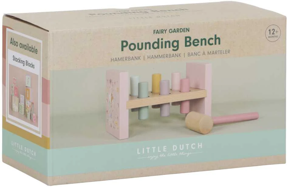 Little Dutch Medinis kalimo suoliukas 'Fairy Garden'