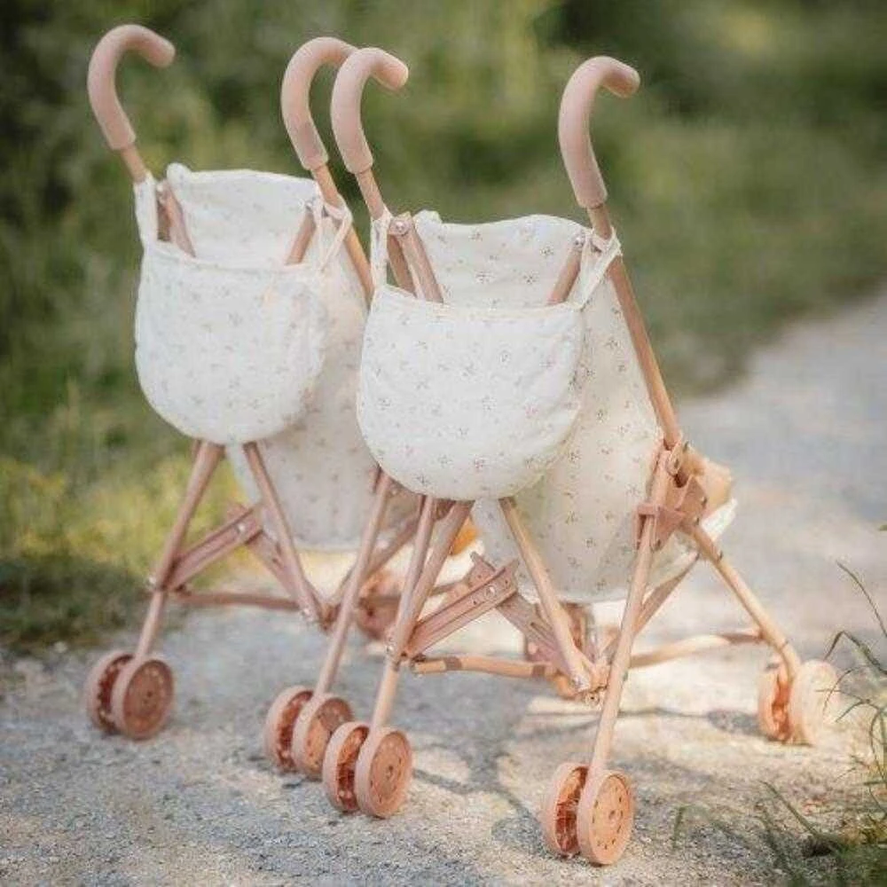 Little Dutch Metalinis lėlių vežimėlis