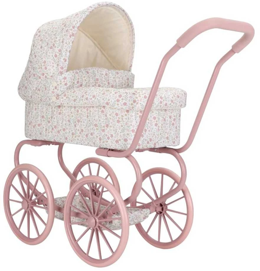 Lėlių vežimėlis Little Dutch Gėlės