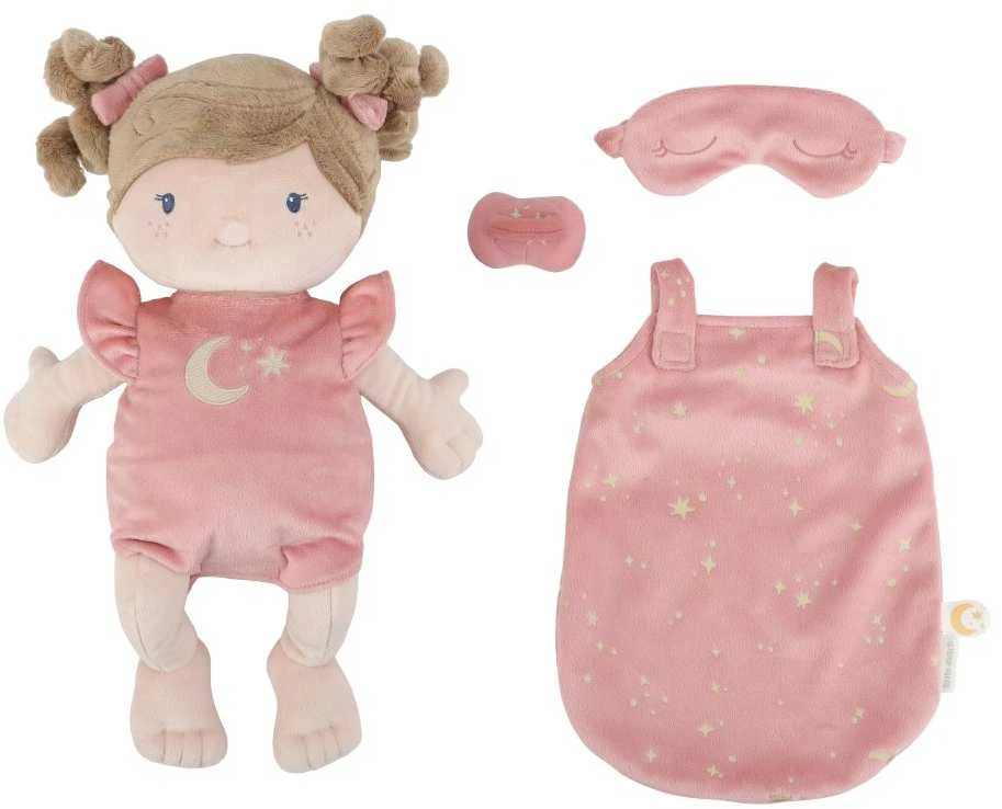 Little Dutch Mieganti pliušinė lėlė Rosa 40cm