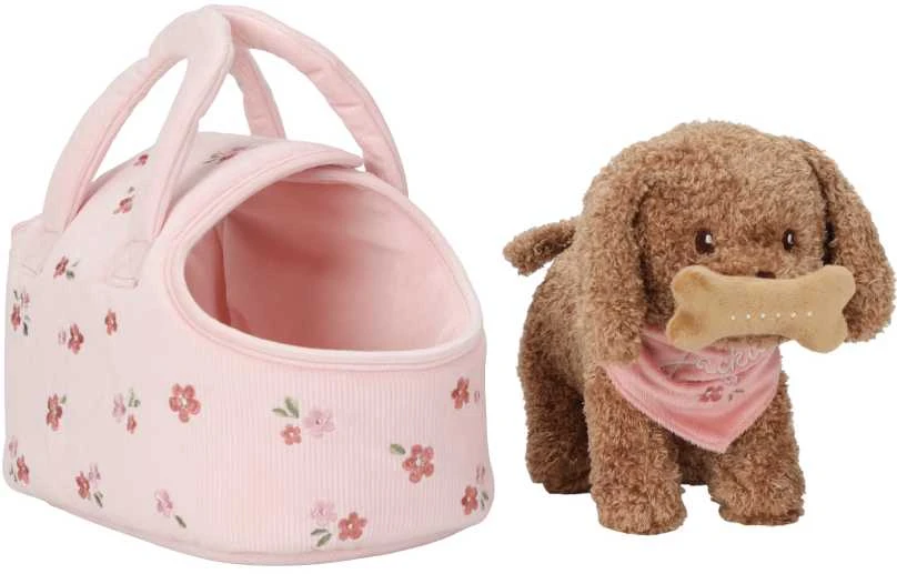 Little Dutch pliušinis šuniukas krepšyje – Džekis