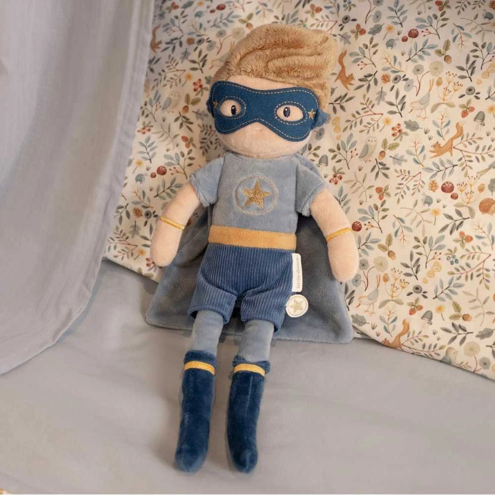 Little Dutch Pliušinė lėlė superherojus Jim 35cm