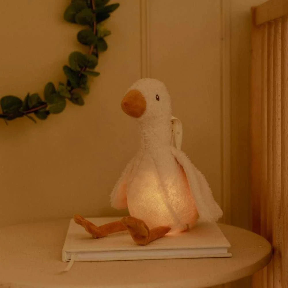 Little Dutch Pliušinė žąsis su šviesa ir garsu ´Newborn Naturals´