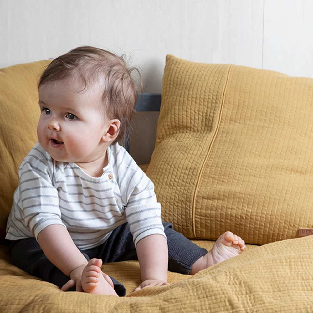Little Dutch Priglundanti paklodė kūdikiams 'Pure Ochre'