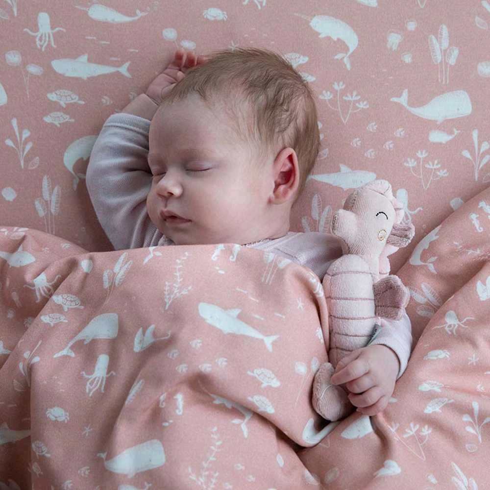 Little Dutch Priglundanti paklodė vaikams 'Ocean Rožinė'