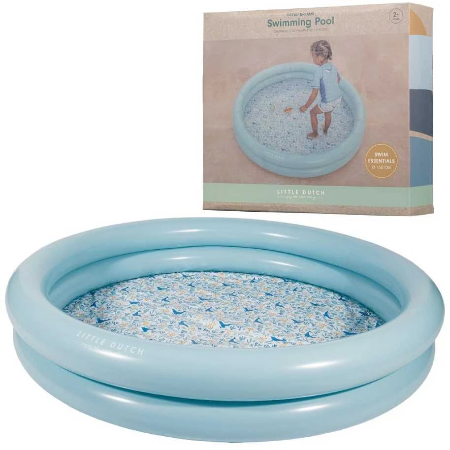 Mėlyna Little Dutch Pripučiamas baseinas ´Ocean Dreams Mėlyna´ 1m