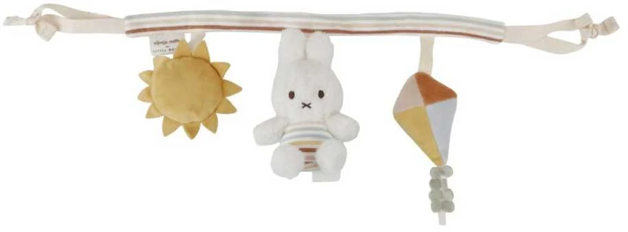 Little Dutch Vežimėlio žaislų grandinėlė Miffy ´Vintage Sunny Stripes´