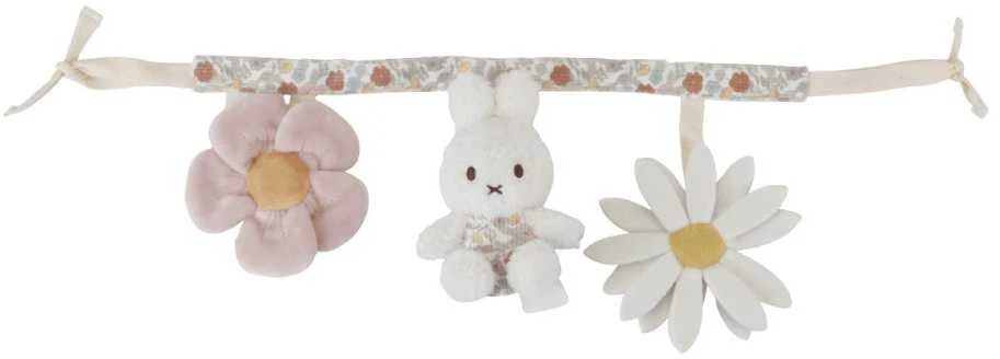 Little Dutch Vežimėlio žaislų grandinėlė Miffy ´Vintage Little Flowers´